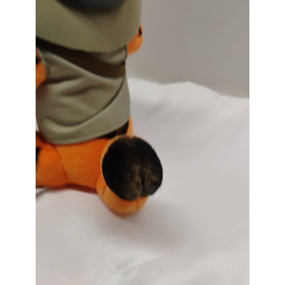 WALT DISNEY WORLD PLUSH SAFARI TIGGER ANIMAL KINGDOM JUNGLE SAFARI Beanie 9" - Picture 5 of 12